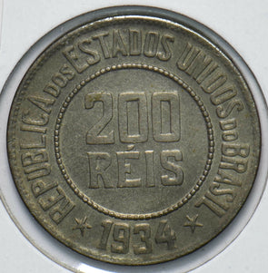 Brazil 1934 200 Reis 292637 combine shipping
