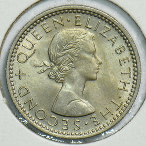 New Zealand 1958 6 Pence Bird animal 197964 combine shipping