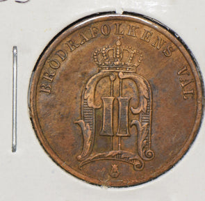 Sweden 1883 2 Ore  290616 combine shipping