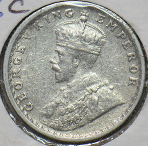 British India 1916 C 1/4 Rupee 194489 combine shipping