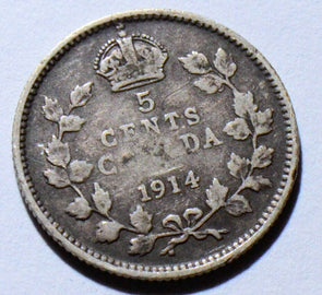 CA0099 Canada 1914 5 Cents combine shipping
