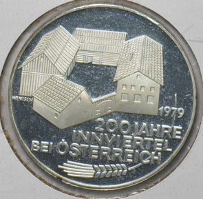 Austria 1979 Silver 100 Schilling Eagle animal proof 292793 combine shipping