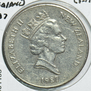 New Zealand 1987 20 Cents Kiwi birdanimal 904455 combine shipping