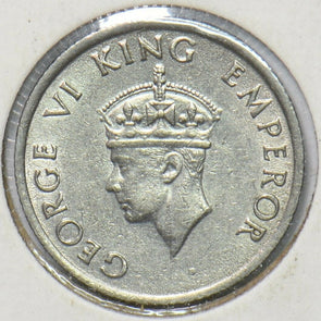 India British 1946 1/4 Rupee Tiger animal 295752 combine shipping