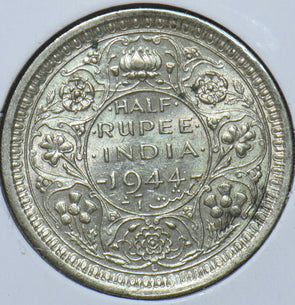 British India 1944 1/2 Rupee 295406 combine shipping