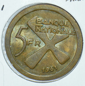 Katanga 1961 Bananas 5 Francs 191549 combine shipping