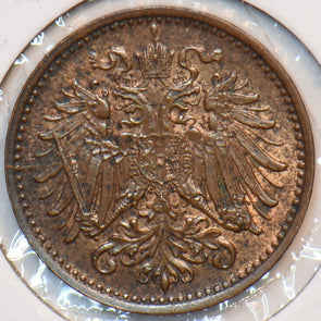 Austria 1895 Heller Eagle animal 151462 combine shipping