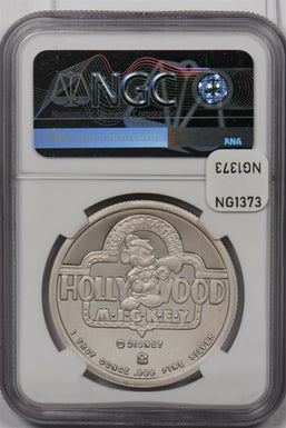 1978 silver NGC PF 69UC Hollywood Mickey 1Oz Silver NG1373 combine shipping