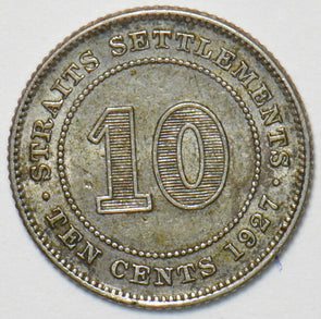 Straits Settlements 1927 10 Cents 151437 combine shipping