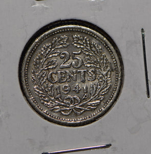 Netherlands 1941 25 Cents  291675 combine shipping