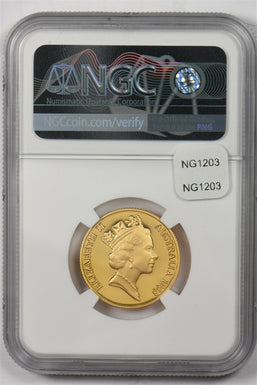 Australia 1988 200 Dollars gold NGC Proof 69 Ultra Cameo 0.2948oz gold. Australi