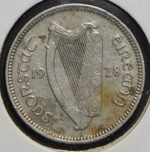 Ireland 1928 3 Pence Hare animal  150174 combine shipping