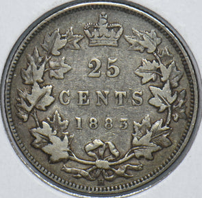 Canada 1883 H 25 Cents 295013 combine shipping