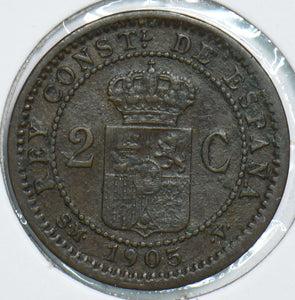 Spain 1905 2 Centimos 198411 combine shipping