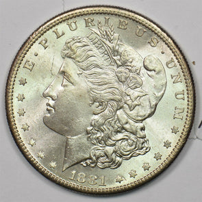 1881-S Morgan Dollar Silver Choice MS to nearly Gem U0230