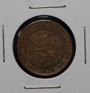 Netherlands 1878 Cent Lion animal  291697 combine shipping