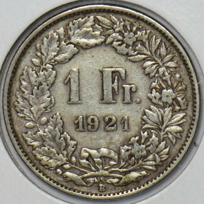 Switzerland 1921 Franc 151242 combine shipping