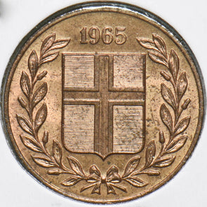 Iceland 1965 5 Aurar 192383 combine shipping