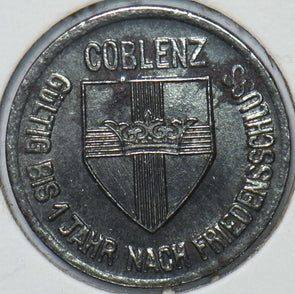 German States 1918 10 Pfennig Coblenz 296535 combine shipping