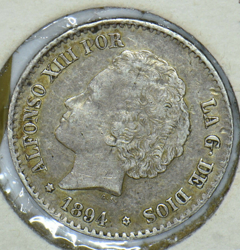 Spain 1894 50 Cents 291437 combine shipping