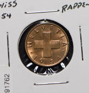 Switzerland 1954 Rappen  191762 combine shipping