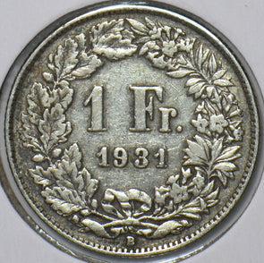 Switzerland 1931 Franc 150974 combine shipping