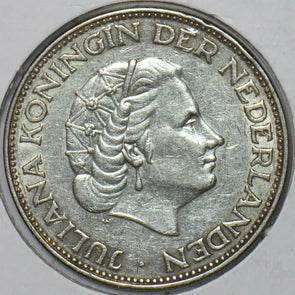 Netherlands 1960 2 1/2 Gulden 151113 combine shipping