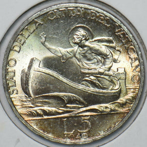 Vatican 1940 5 Lira 490972 combine shipping
