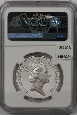 Australia 1989 10 Dollar silver NGC Proof 69UC Queenland NG1481 combine shipping