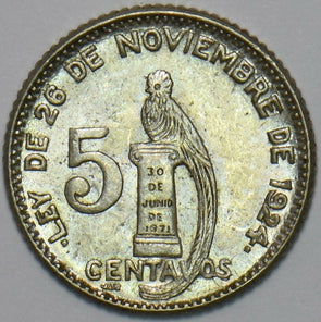 Guatemala 1945 5 Centavos Quetzal animal 240381 combine shipping