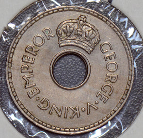 Fiji 1934 Penny UNC 190430 combine shipping