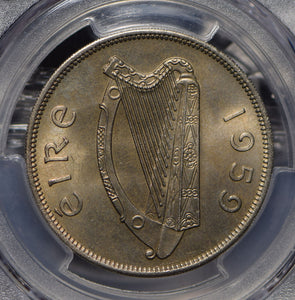 Ireland 1959 1/2 Crown Horse animal PCGS MS66 PC0592 combine shipping