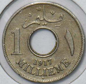 Egypt 1917 AH 1335 Millieme 194237 combine shipping