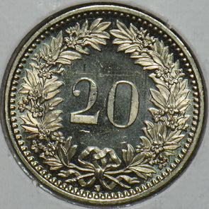 Switzerland 2008 20 Rappen Proof like CH UNC 152212 combine shipping