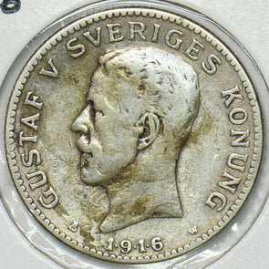 Sweden 1916 Krona 197056 combine shipping