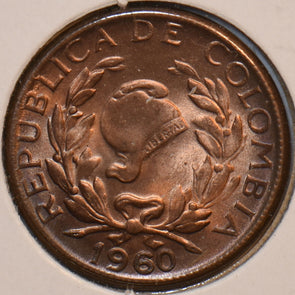 Colombia 1960 5 Centavos 196135 combine shipping