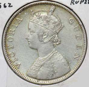British India 1862 Rupee I0496 combine shipping