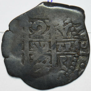 Bolivia 1556 ~98 2 Reales Potosi Philip II. 6.18 gram 491313 combine shipping