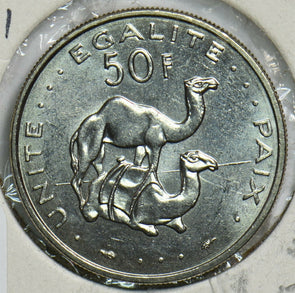 Djibouti 1991 50 Francs Camel animal 197999 combine shipping