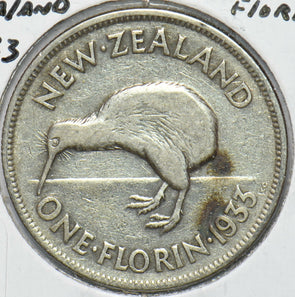 New Zealand 1933 Florin Kiwi animal George V 150552 combine shipping
