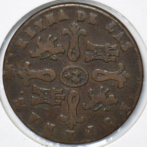 Spain 1842 8 Maravedis 193191 combine shipping