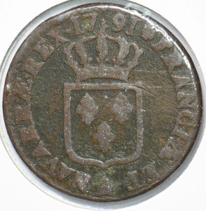 France 1791 Sol 292823 combine shipping