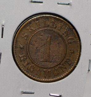 Denmark 1860 Skilling  901404 combine shipping