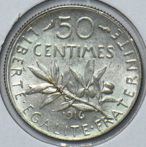 France 1916 50 Centimes 294509 combine shipping