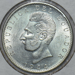 Ecuador 1944 M 2 Sucres Eagle animal UNC 295110 combine shipping