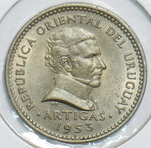 Uruguay 1953 10 Centesimos 298935 combine shipping