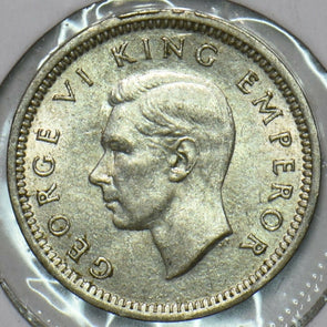 New Zealand 1943 3 Pence 196465 combine shipping