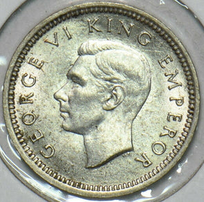 New Zealand 1942 3 Pence 297572 combine shipping