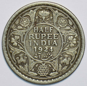 British India 1924 1/2 Rupee 197259 combine shipping