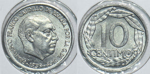 Spain 1959 10 Centimos 904732 combine shipping